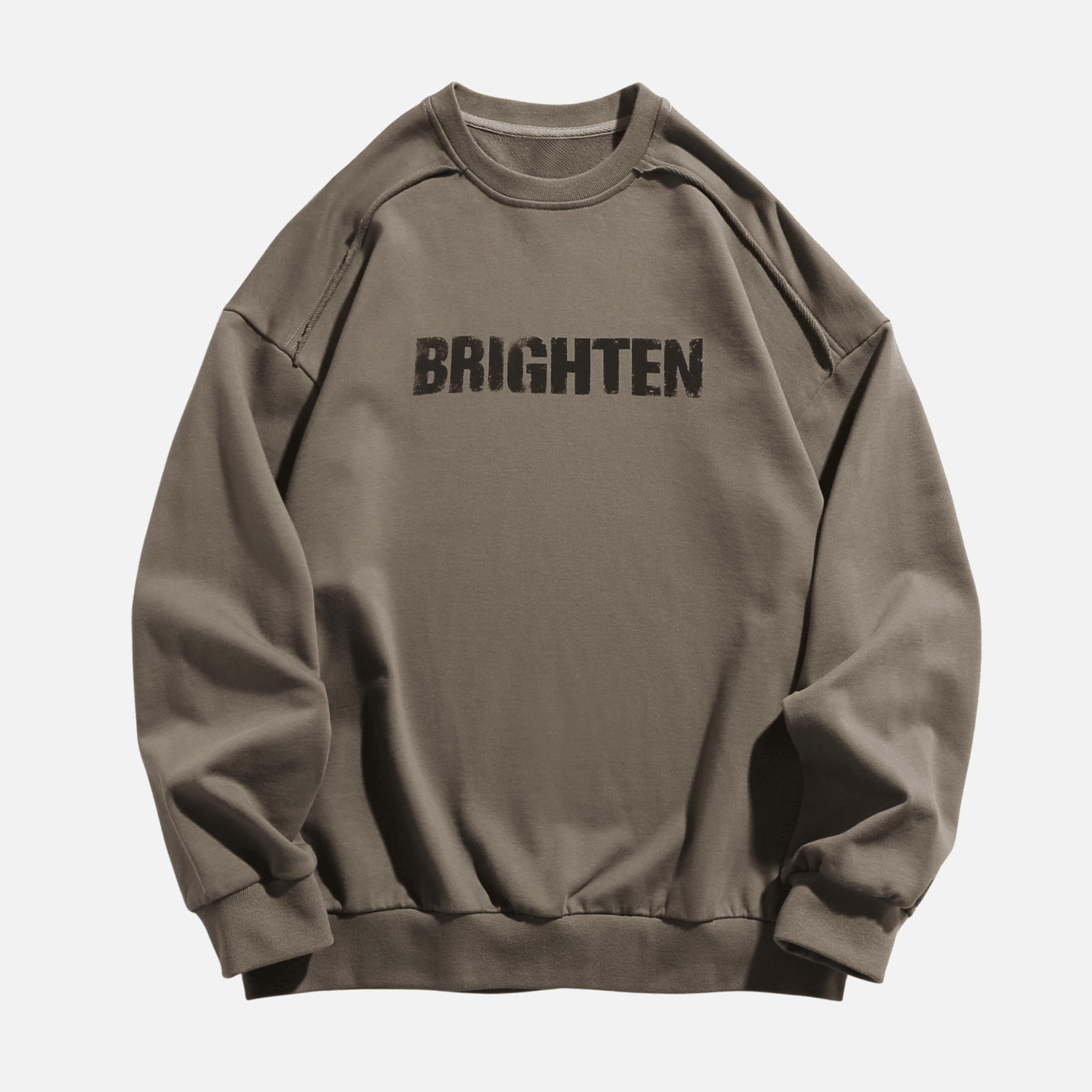 Double Letter Print Sweatshirt