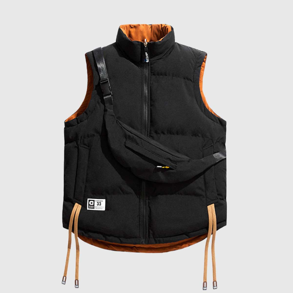 Dual-Wear-Pufferweste mit Taschen