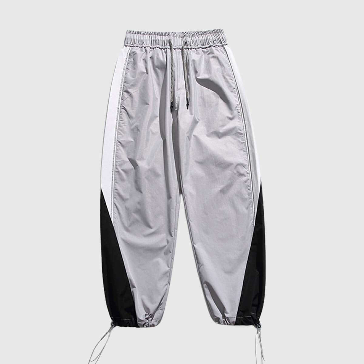 Pantalones deportivos casuales con bloques de color para unisex