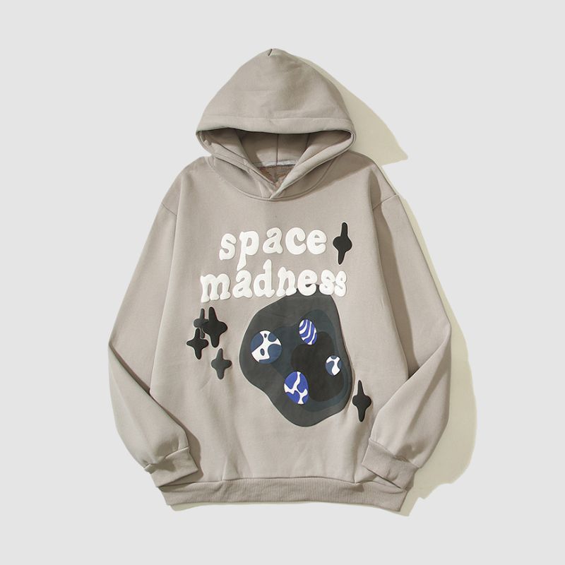 Space Odyssey – Kapuzenpullover mit Schaumstoffbuchstaben