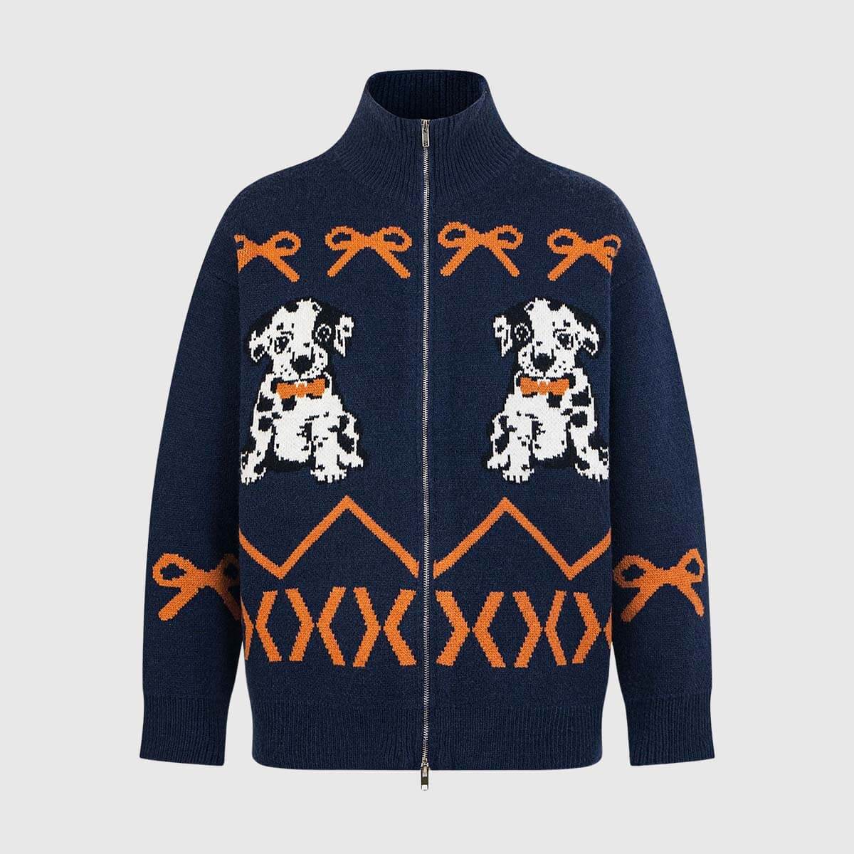 Übergroßer Pullover mit Buchstaben-Print