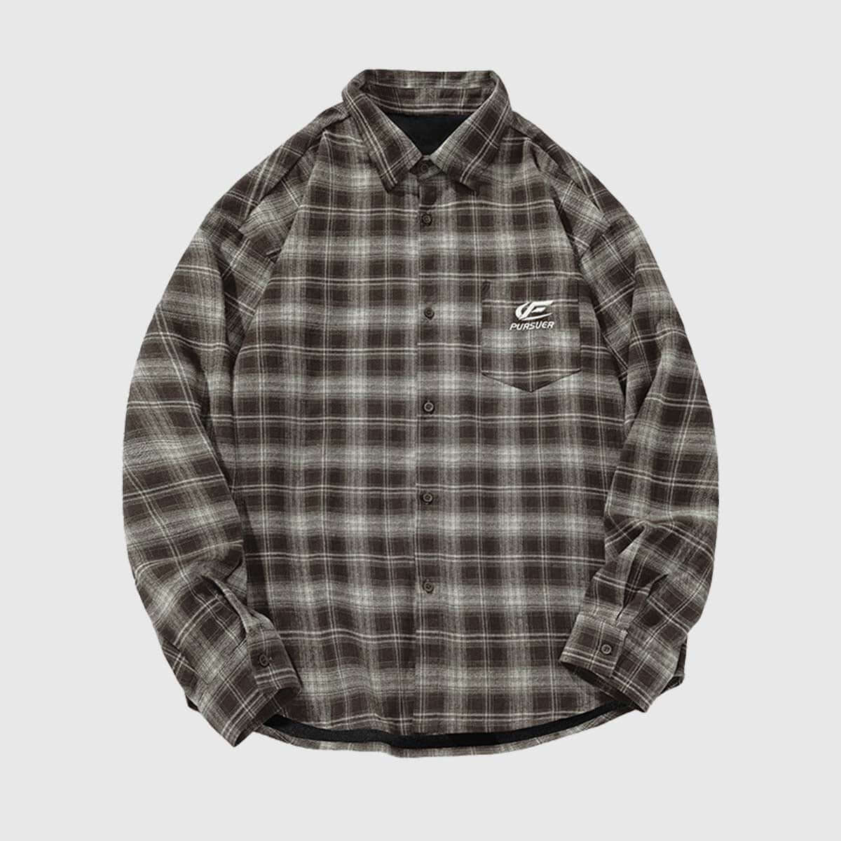 Camisa a cuadros con botones