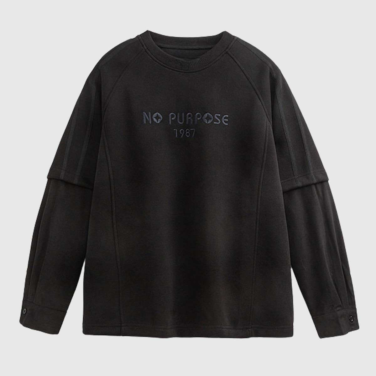 Sudadera con bloques de color "SIN PROPÓSITO"
