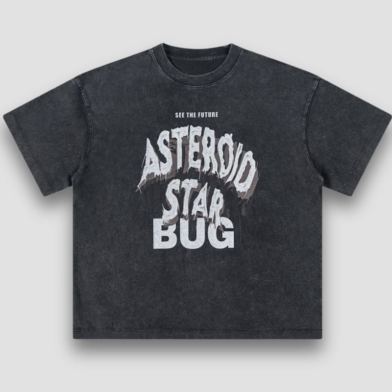 Washed Cotton Print Tee