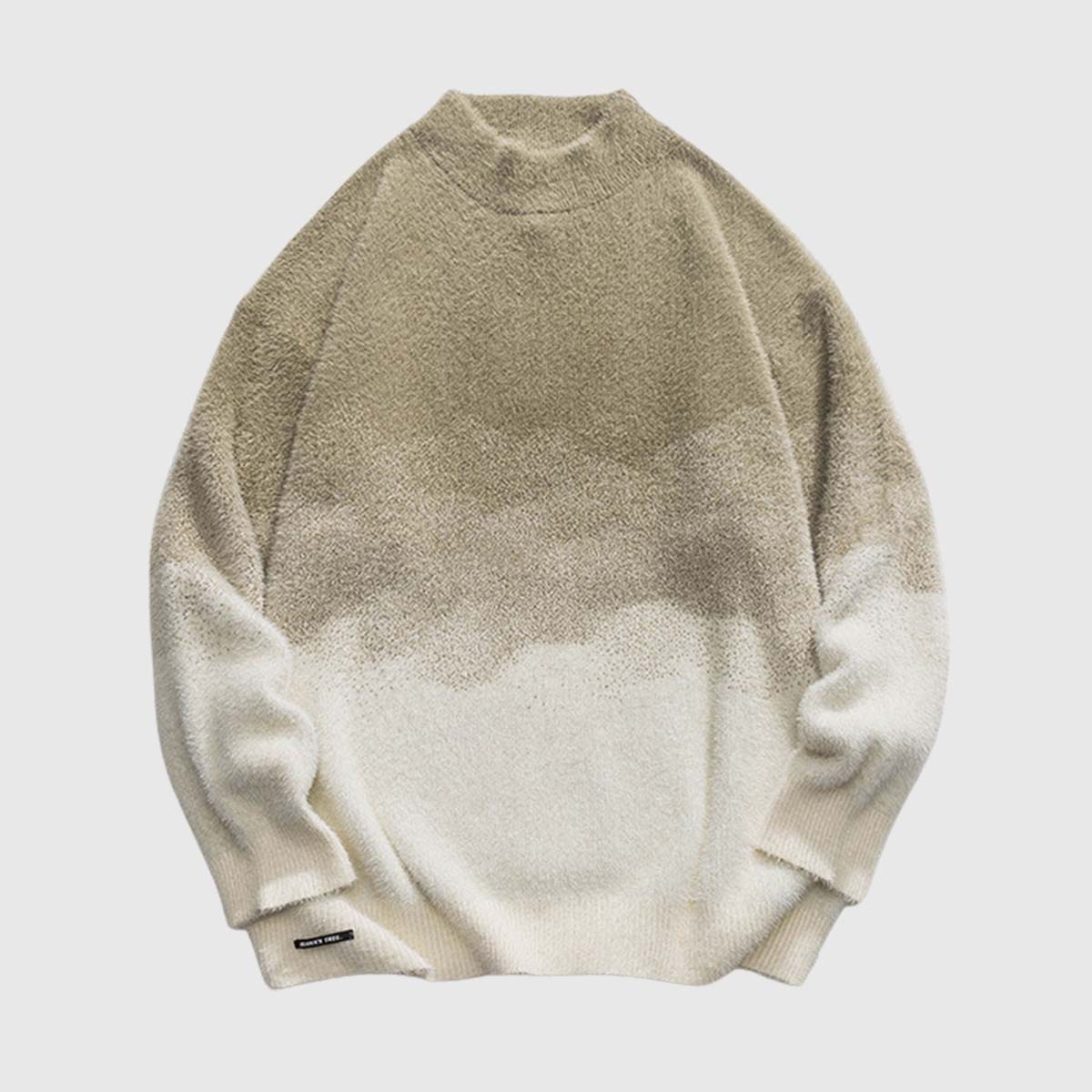 Vintage Ombre Rollkragenpullover