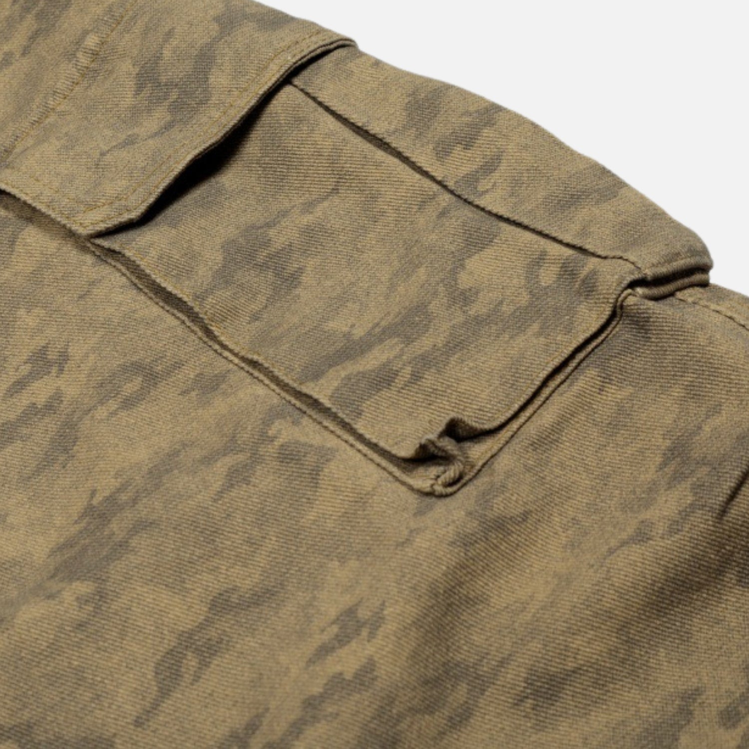 Punk Camo Cargo Slant Pants