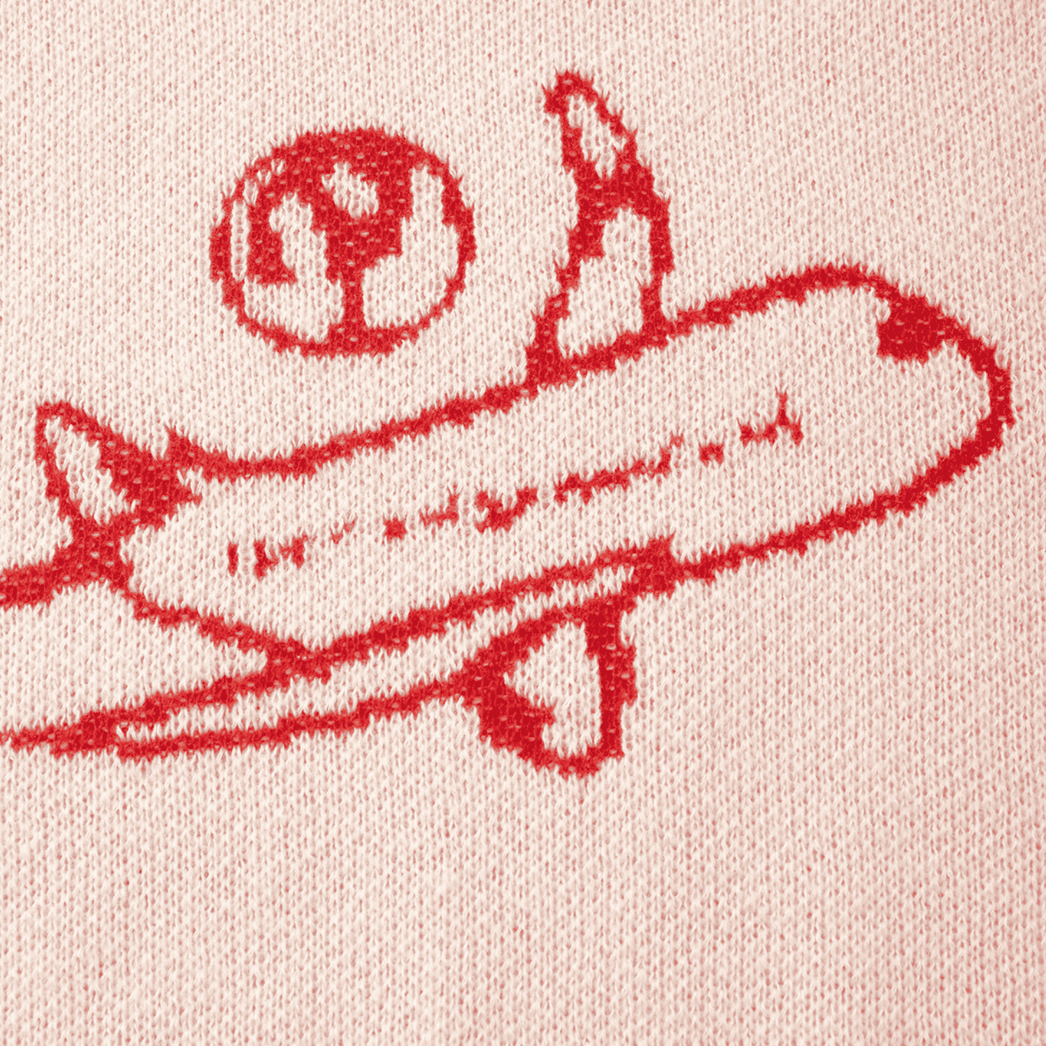 Airplane Jacquard Sweater