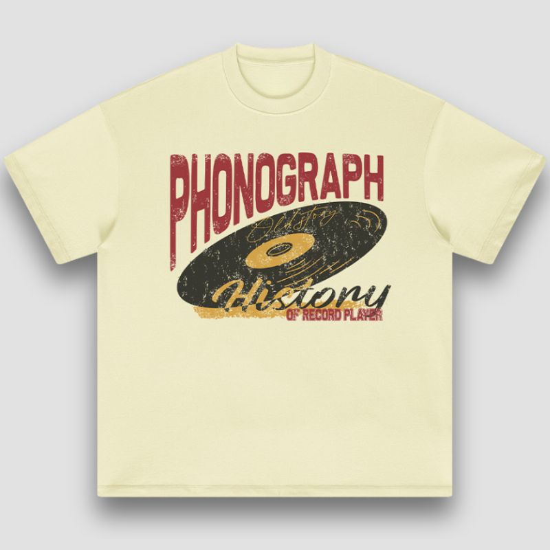Vintage Cotton Gramophone Tee