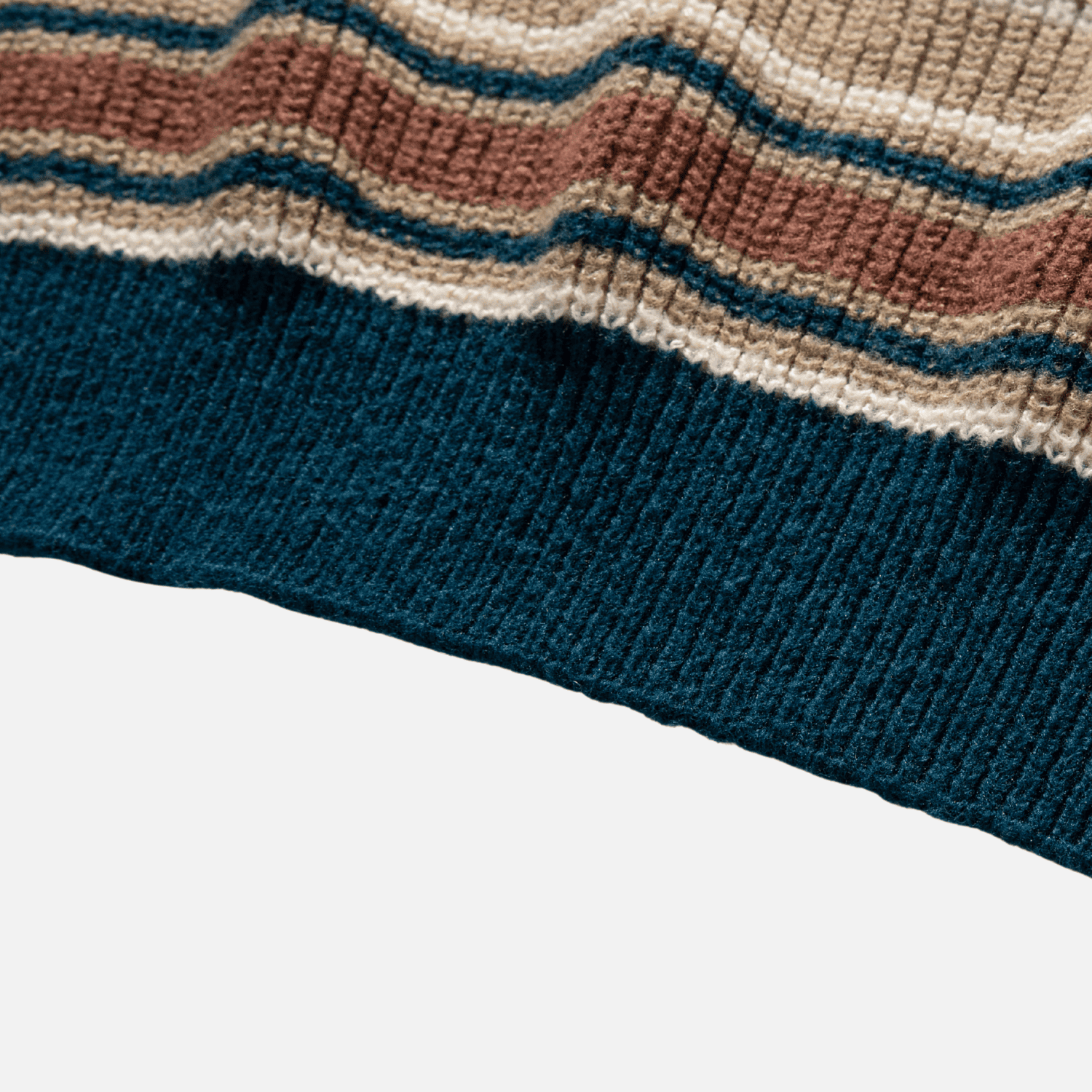 Retro Striped Knit Sweater