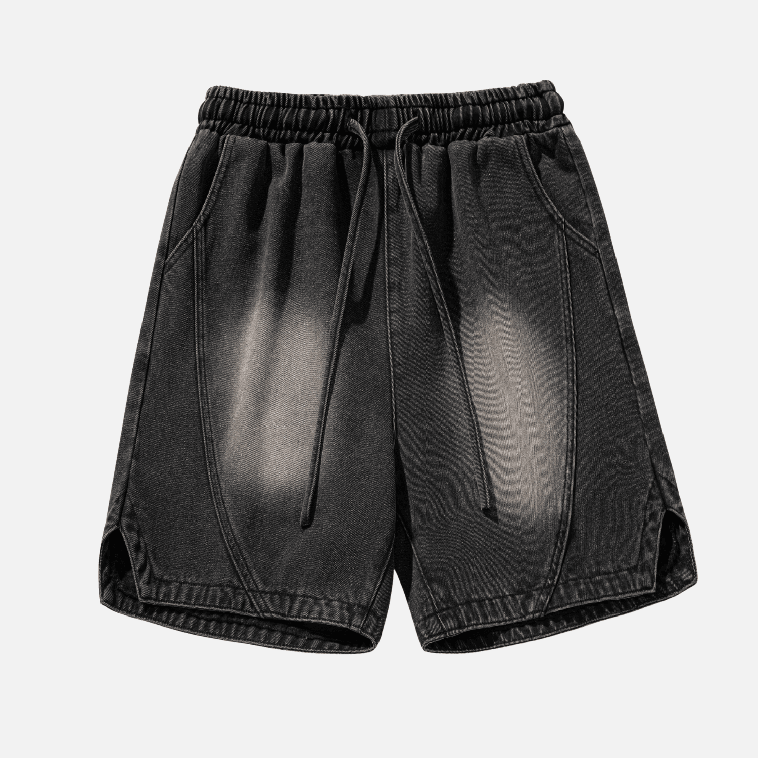 Loose Fit Denim Shorts