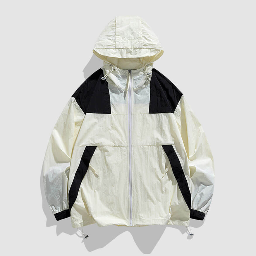Spleißen Lässige atmungsaktive, sonnendichte QD-Jacke