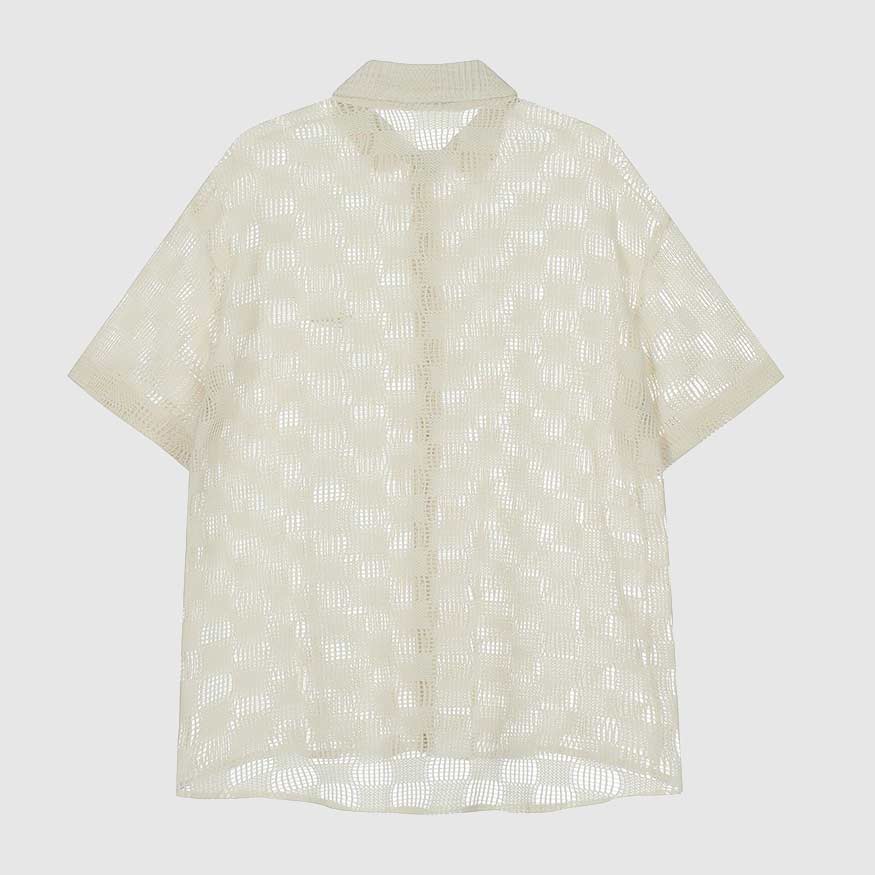 Modern Hollow Patterned Shirt