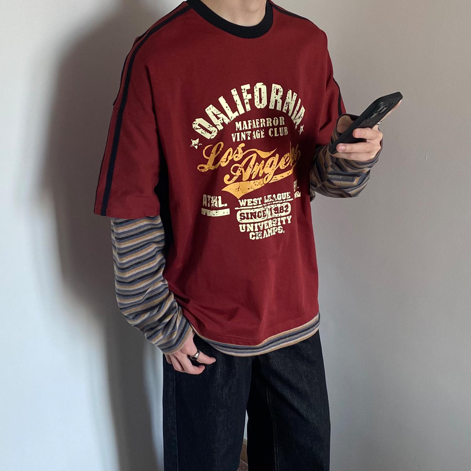 Sudadera con gráfico de California en capas