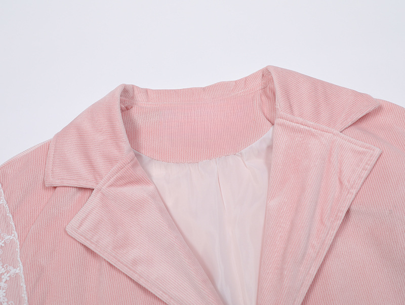Lace Trim Blazer
