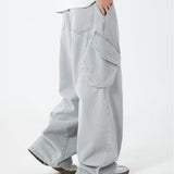 Washed Vintage Denim Pants
