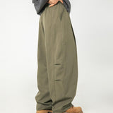 Pleated Blade Casual Joggers