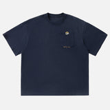 Retro Embroidery Cotton T-Shirt