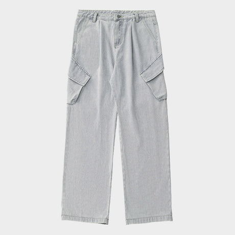 Washed Vintage Denim Pants