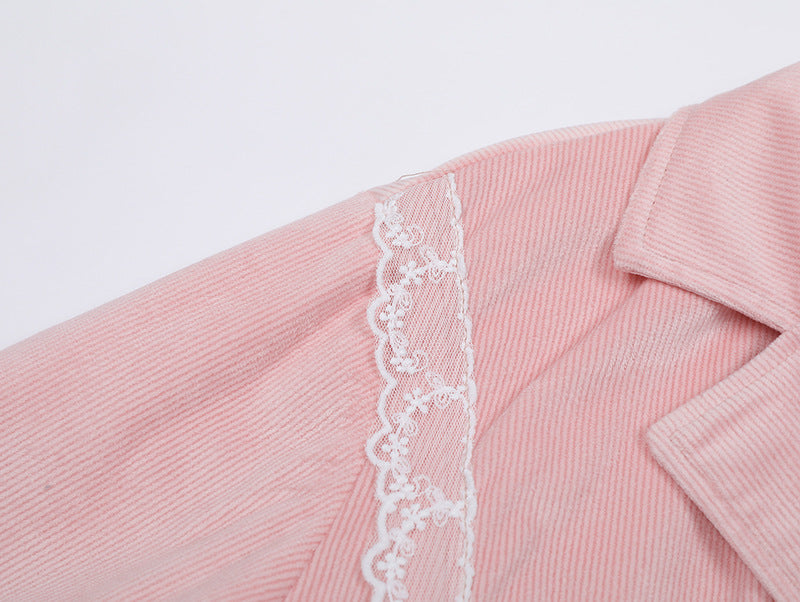 Lace Trim Blazer