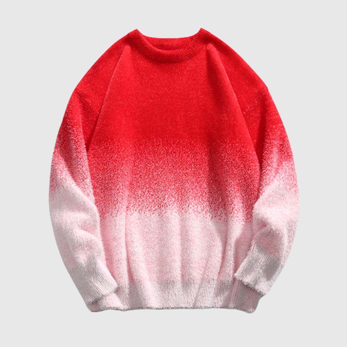 Strickpullover mit Farbverlauf