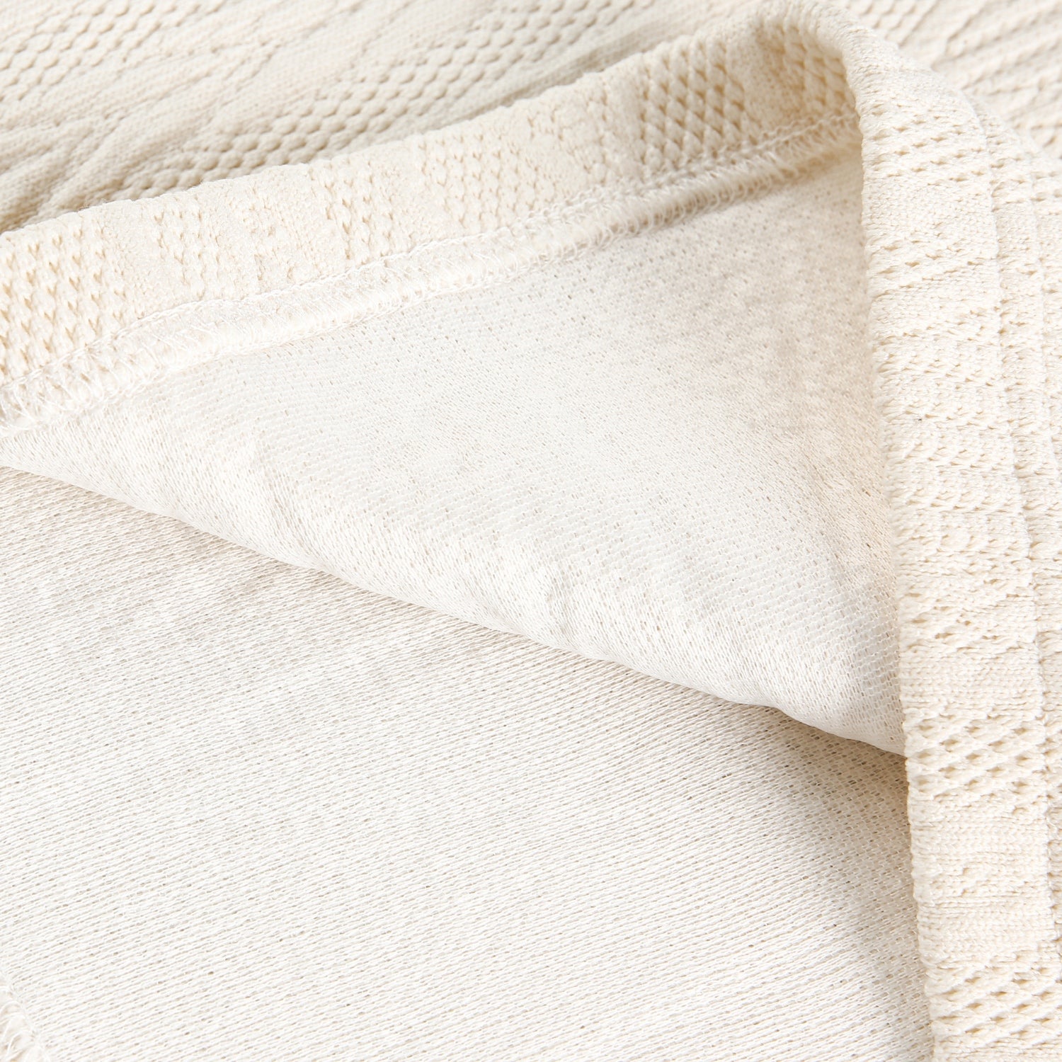 Heavy Jacquard Textured Polo Sweatshirt