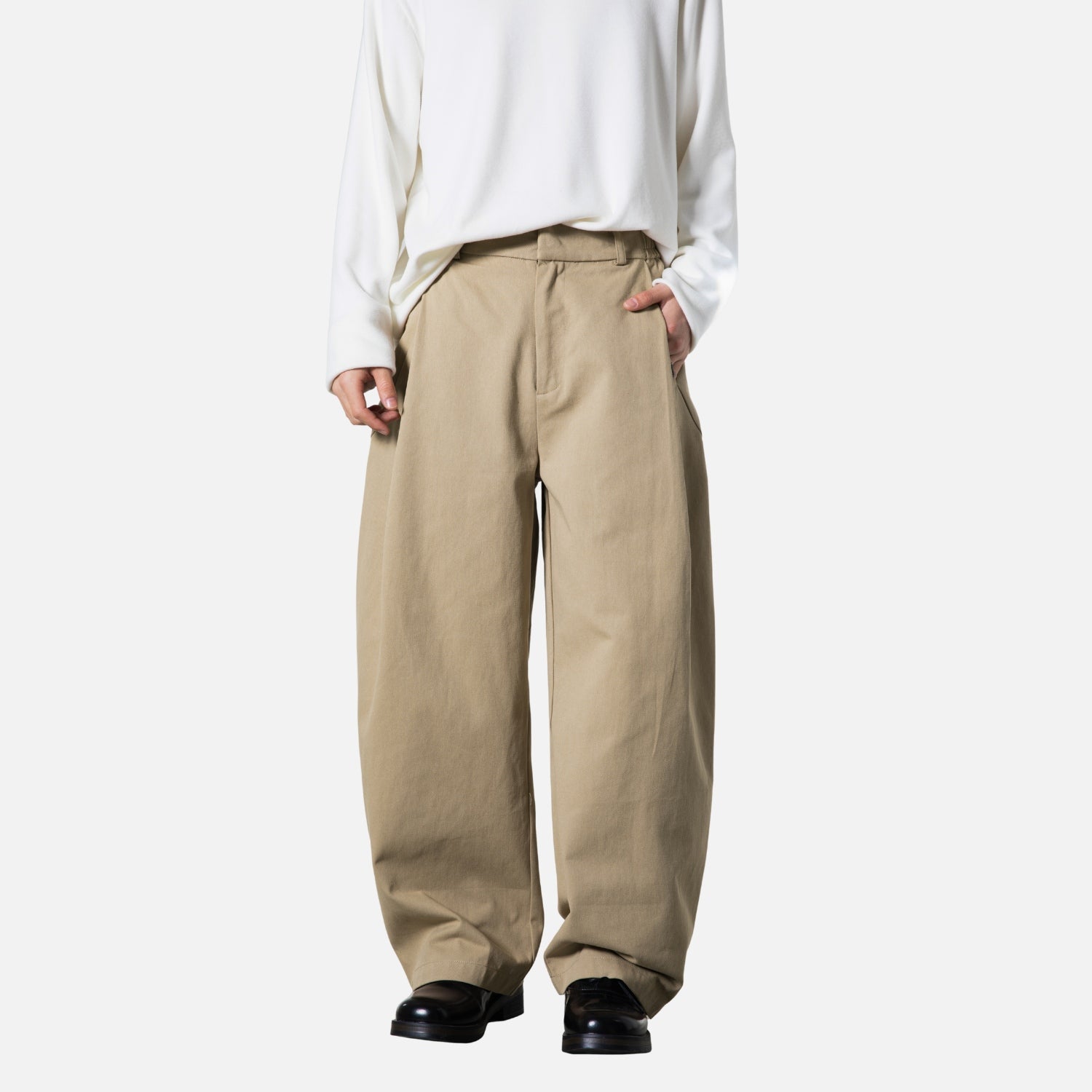 Pleated Vintage Cotton Pants