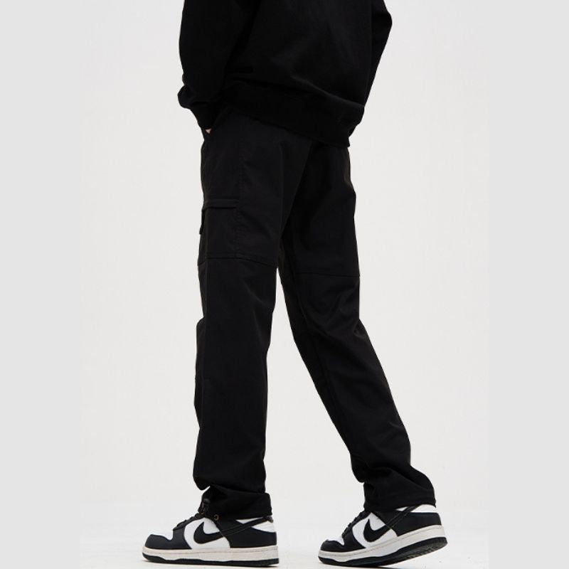 Pantalones cargo de pierna recta de estilo funcional