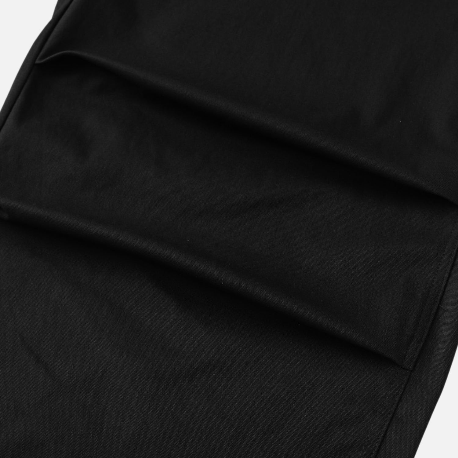 Pleated Slant Cargo Baggy Pants