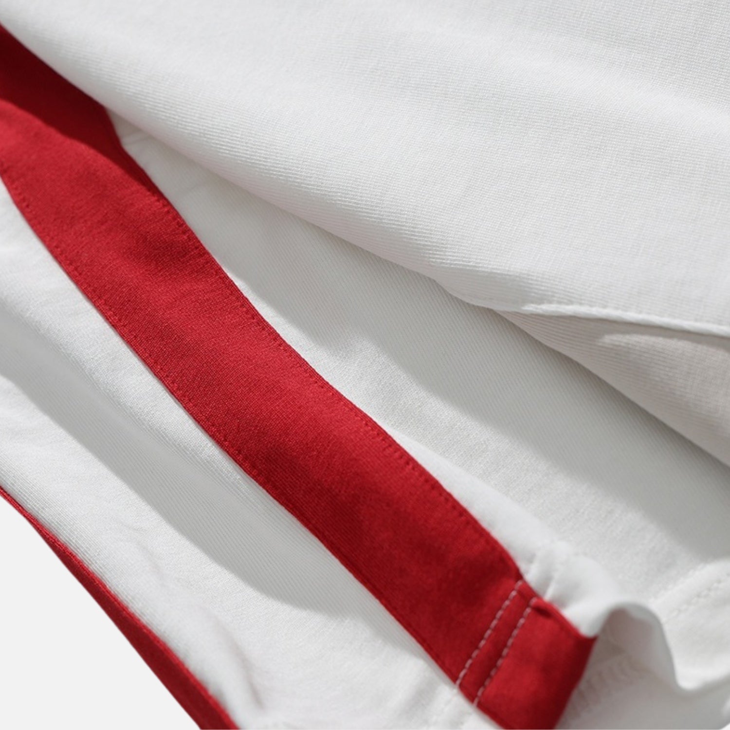T-shirt in cotone "Baseball" a blocchi di colore