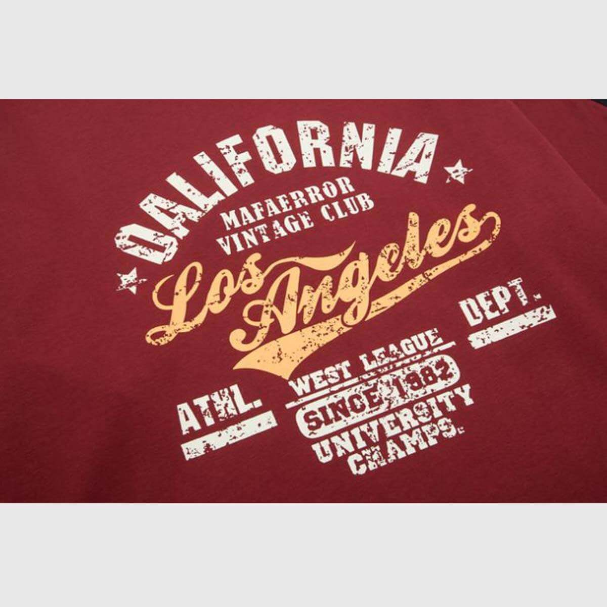 Sudadera con gráfico de California en capas