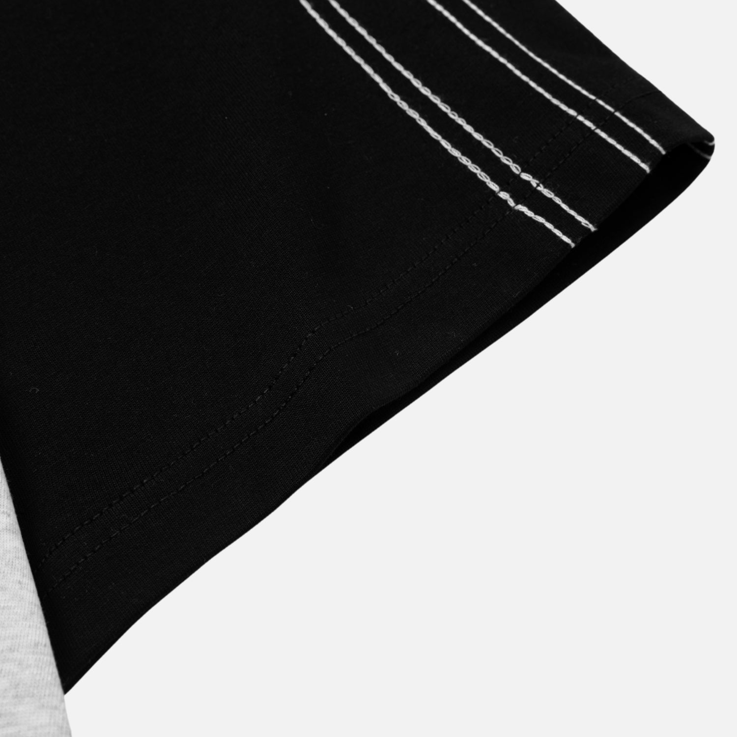 Contrast-Stitch Raglan Tee