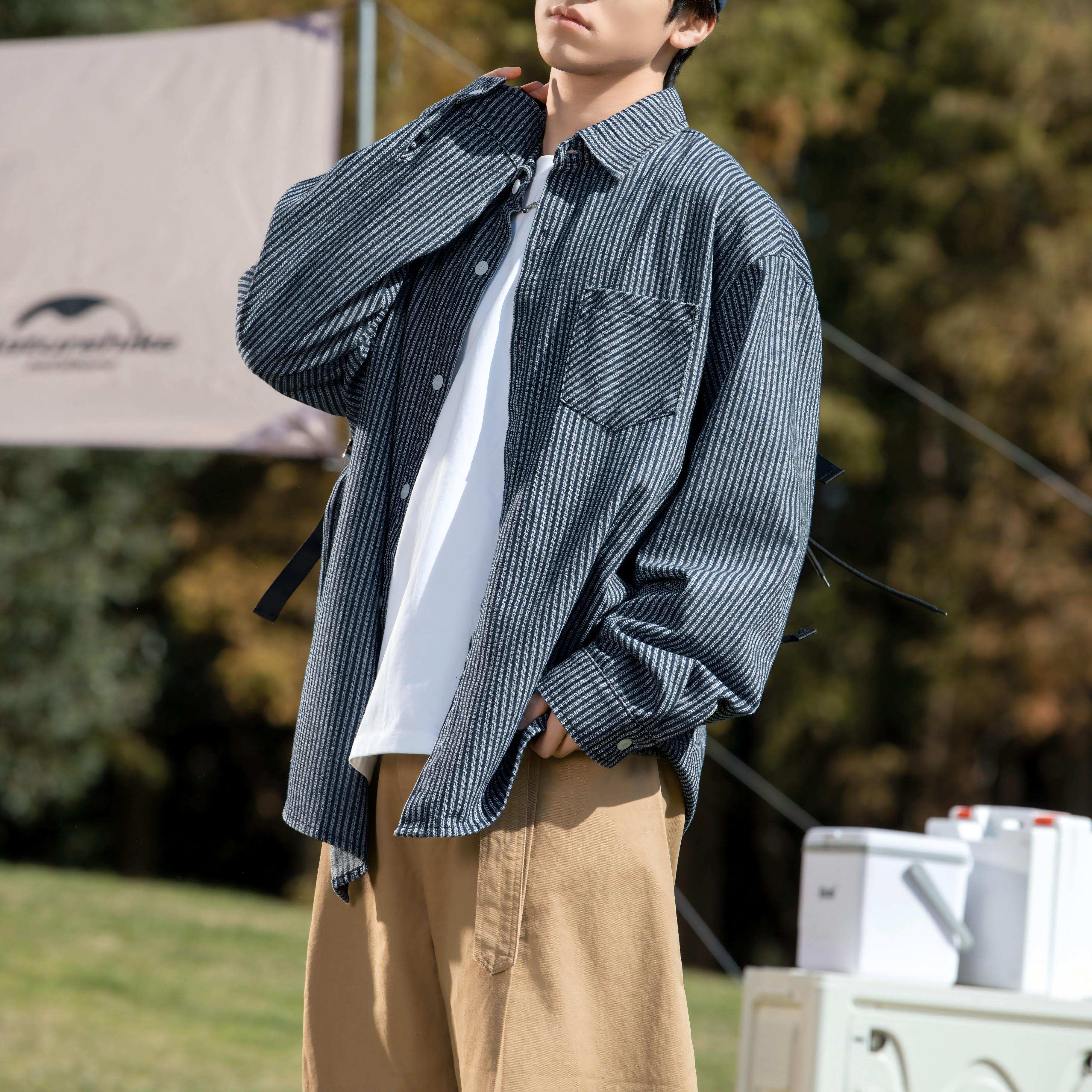 Vintage Washed Striped Shirt