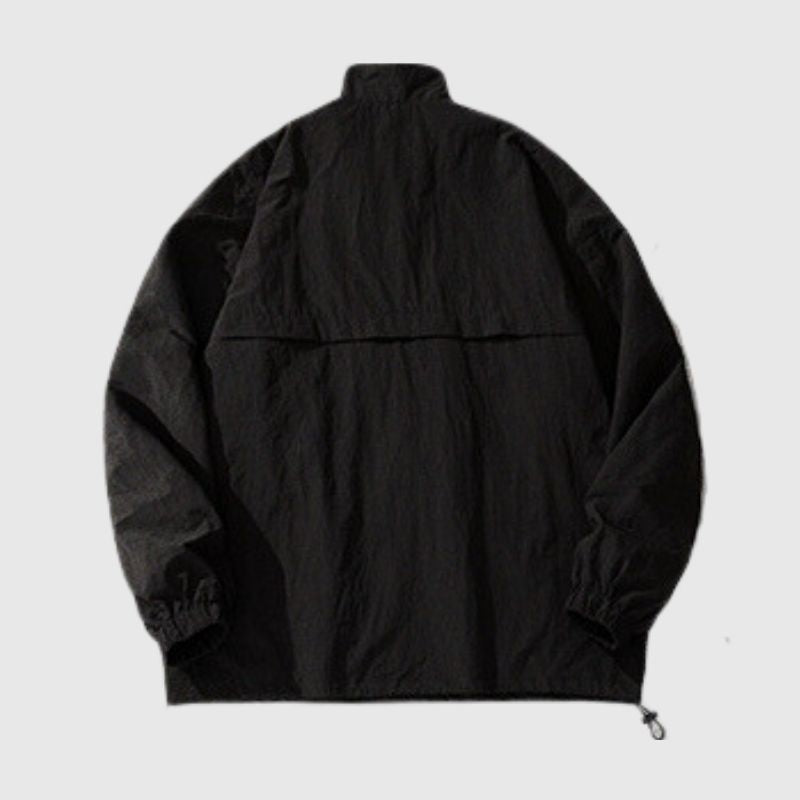 Textured Half-Zip Tactical Windbreakers
