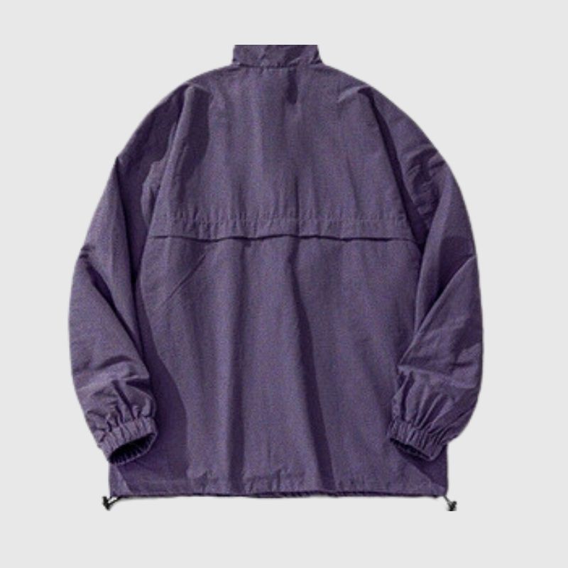 Textured Half-Zip Tactical Windbreakers