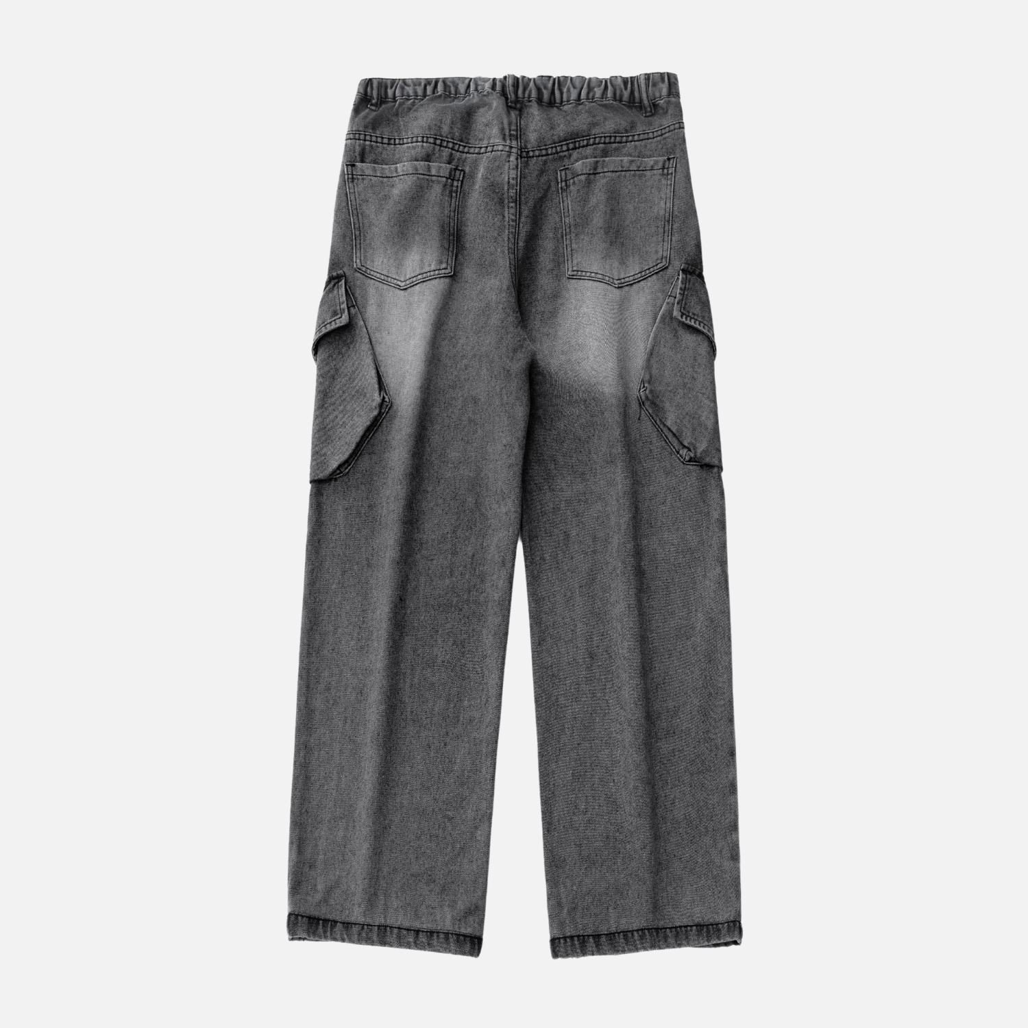 Washed Vintage Denim Pants