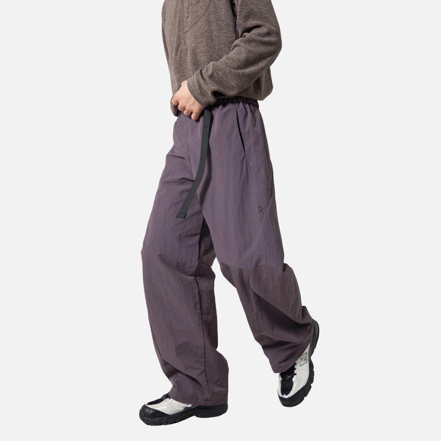 Segmented Adjustable Belt Cargo Pants