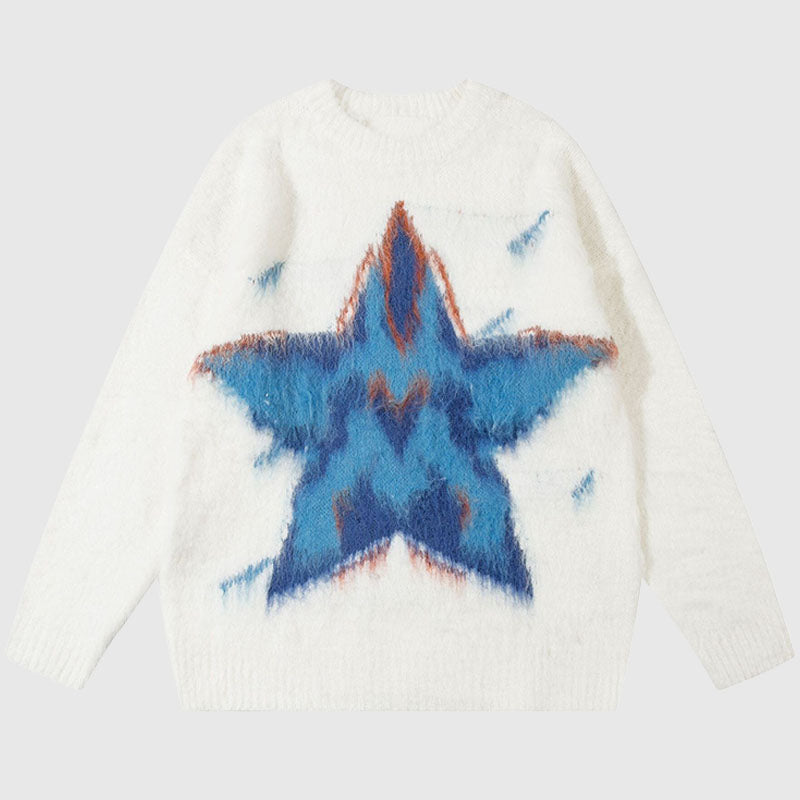 Pullover mit Sternenmuster