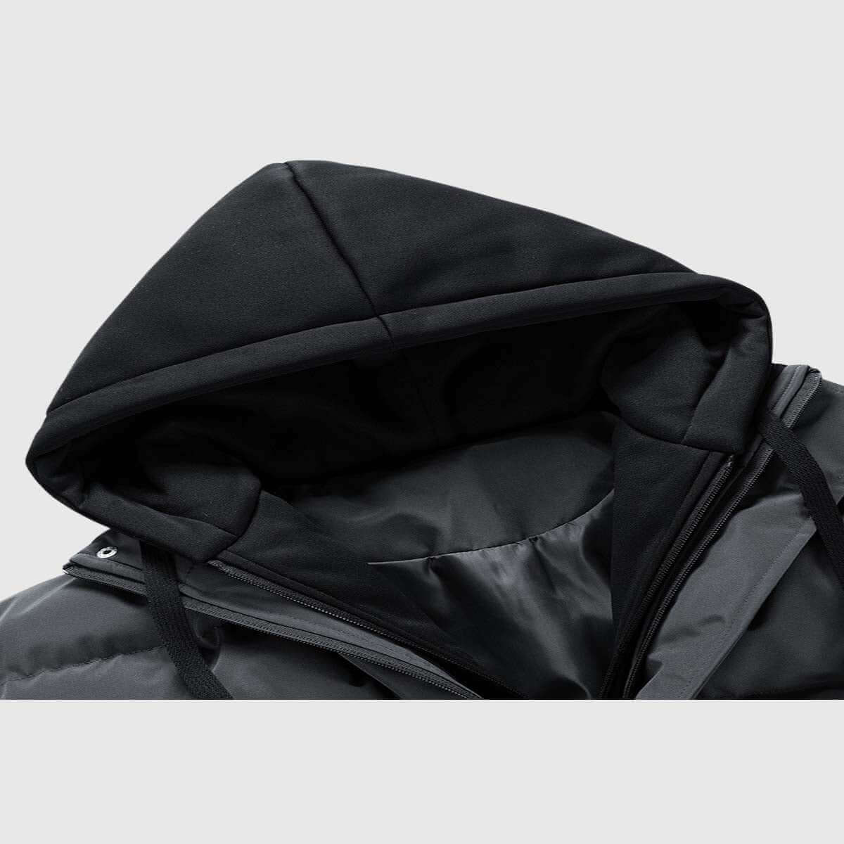 Two-in-One Hooded Puffer Coat