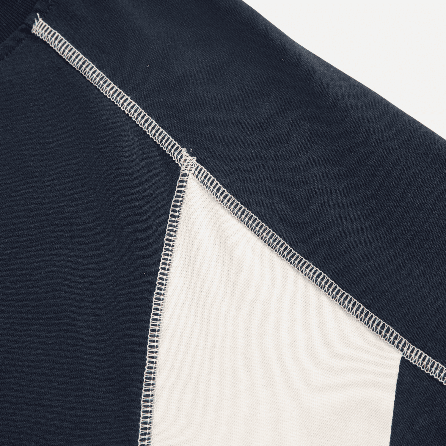 Colorblock Embroidered Cotton T-Shirt