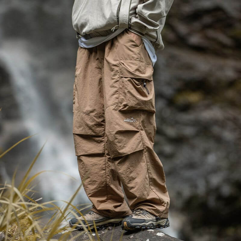 Pantalones de paracaídas impermeables