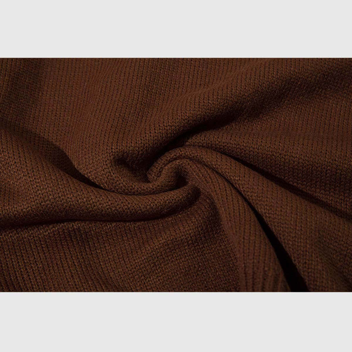 Suéter de punto de rayas abstractas