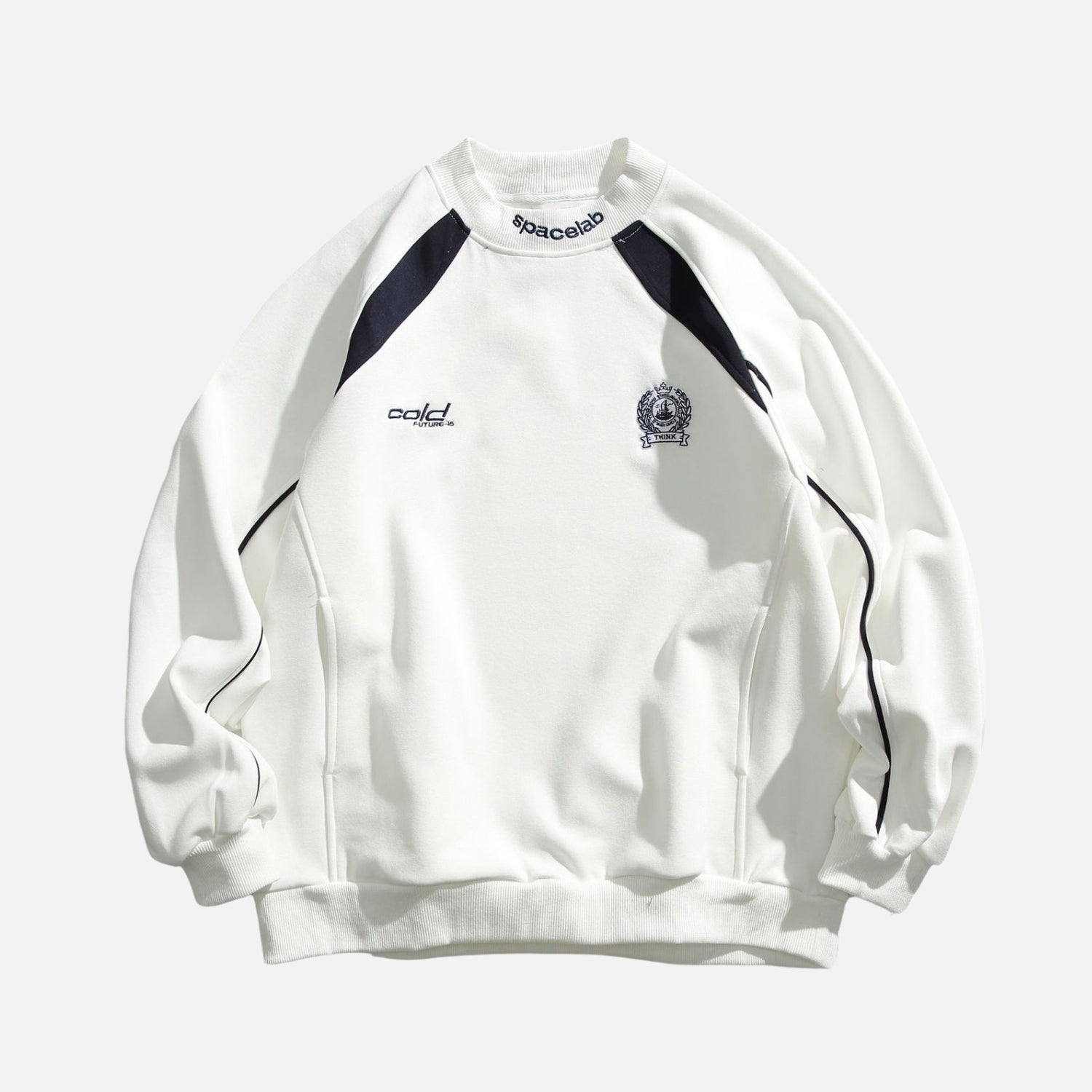 Japanese Colorblock Crewneck Sweatshirt