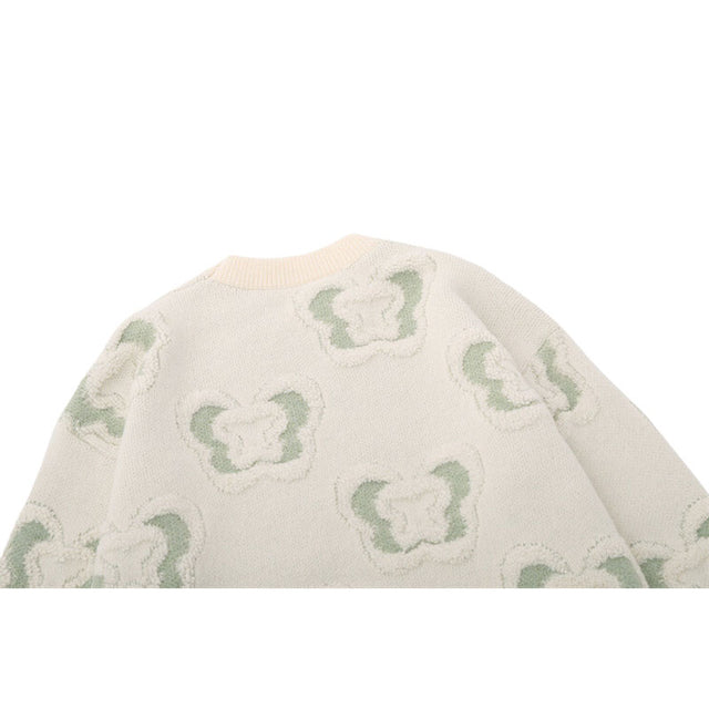Full Butterfly Embroidered Pullover
