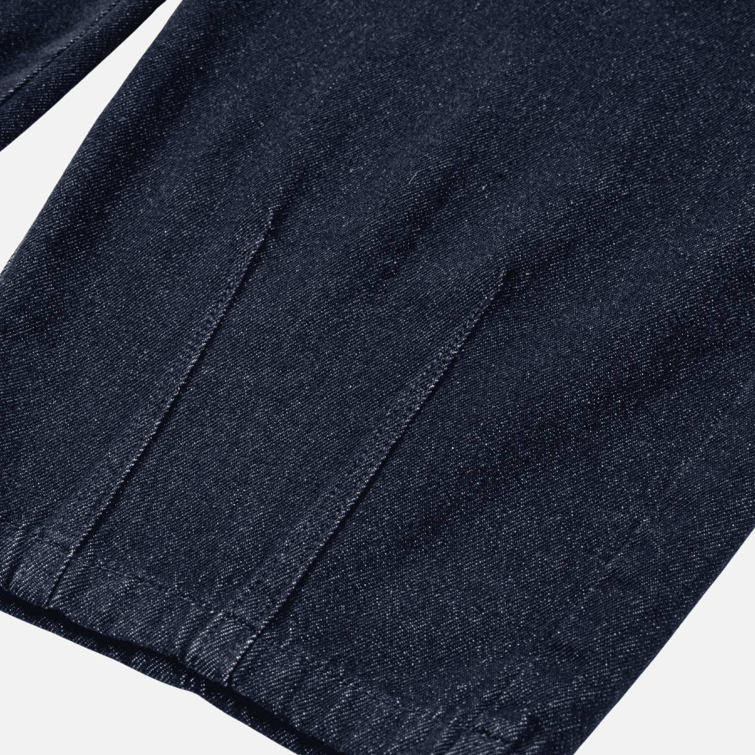 Pleated Hem Jeans