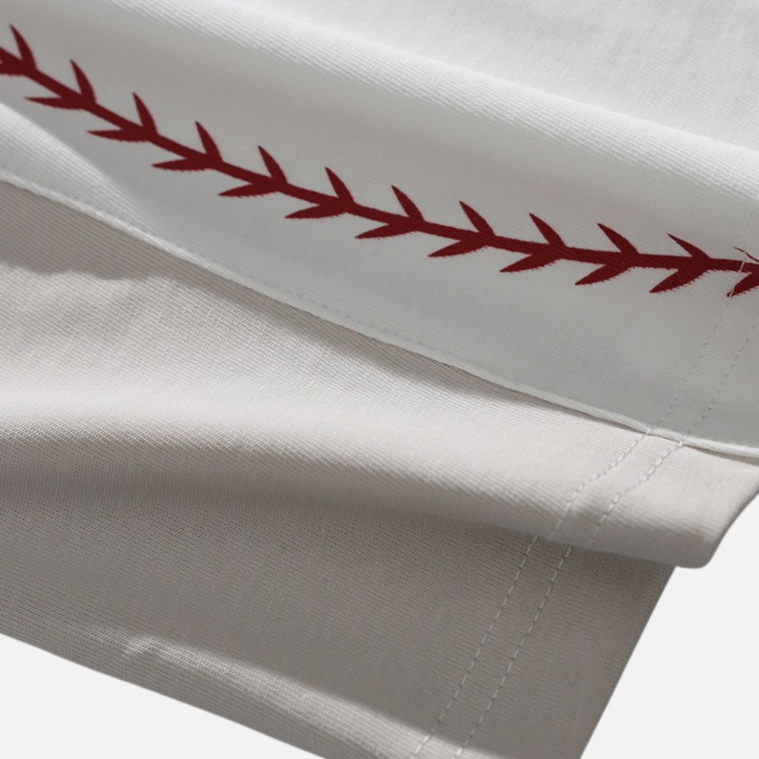T-shirt in cotone "Baseball" a blocchi di colore