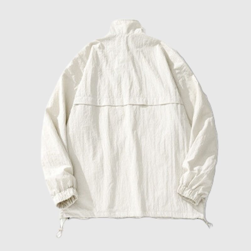 Textured Half-Zip Tactical Windbreakers