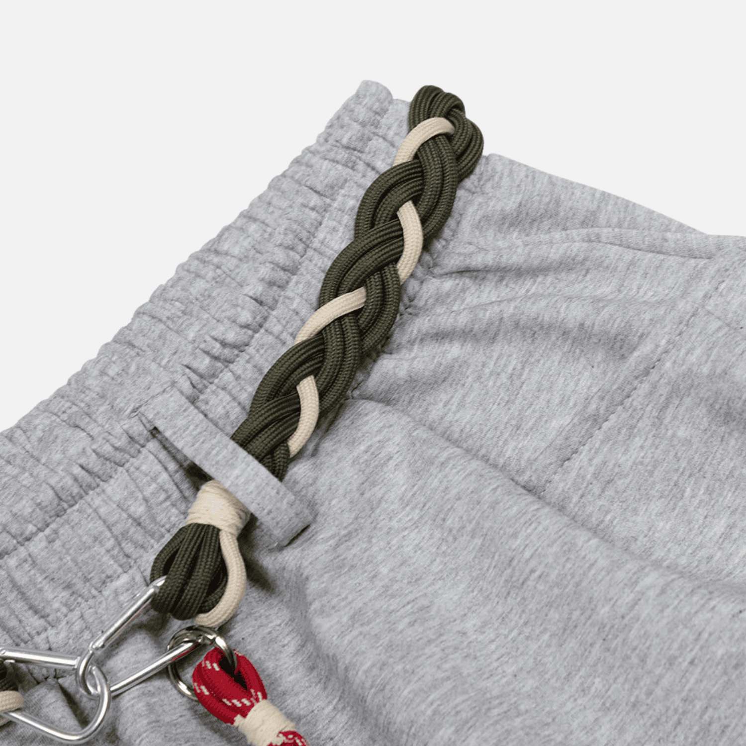 Woven Belt Wide-Leg Pants