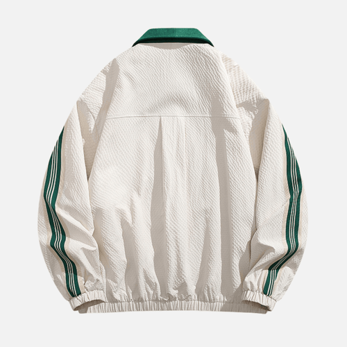 Lässige Straßenjacke mit Farbblockdesign