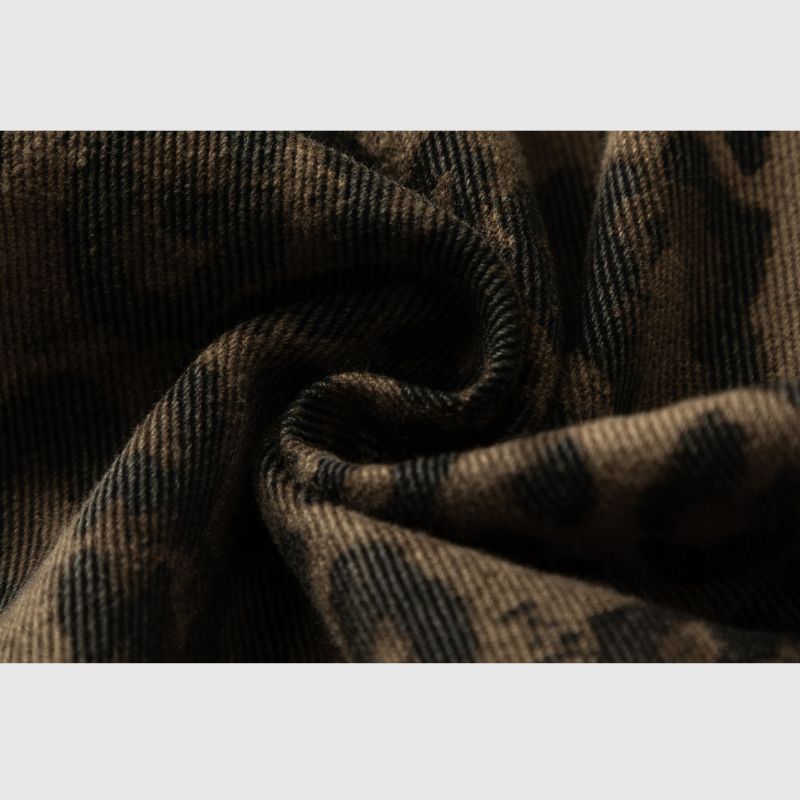 Vaqueros vintage de leopardo