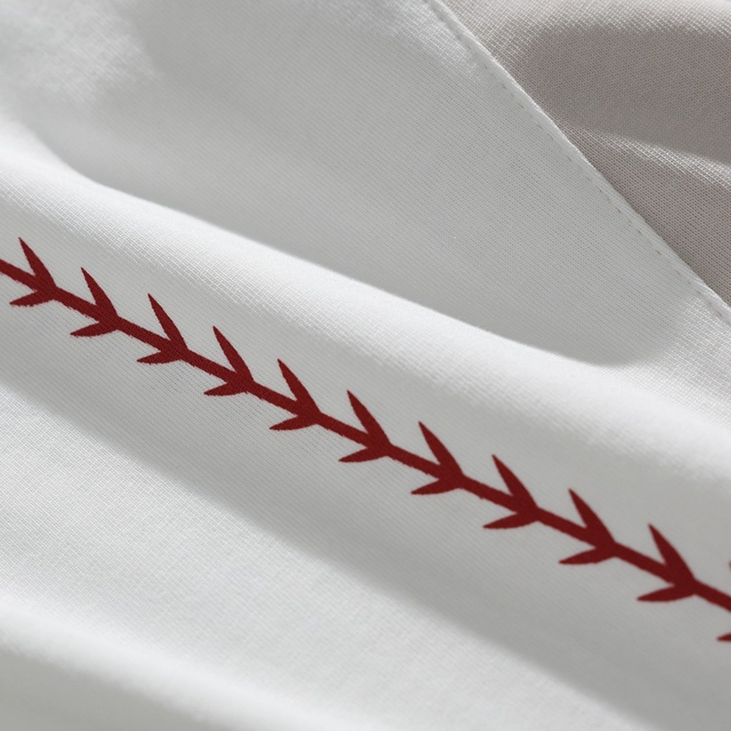 T-shirt in cotone "Baseball" a blocchi di colore